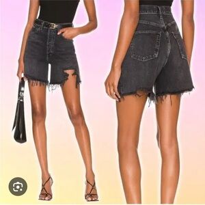 Agolde Stella high rise baggy shorts